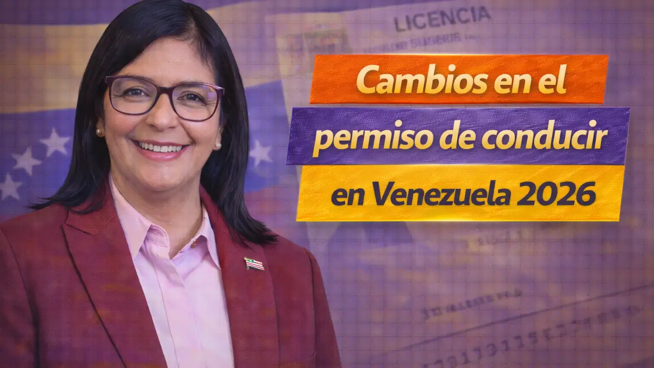Cambios en el permiso de conducir en Venezuela 2026 – Nuevas normas entran en vigor el 1 de Febrero